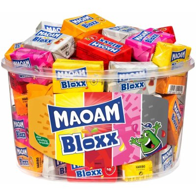 Maoam Bloxx Žvýkací bonbóny s příchutí 50 x 22 g 1,1 kg – Zboží Dáma