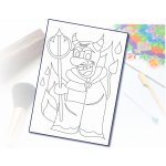 Radost v písku Šablona na pískování čertík A4 210 x 297 mm – Zboží Dáma