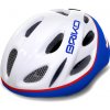 Cyklistická helma Briko Pony shiny white-blue -red 2016