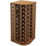 Expovinalia Regál na víno QUILÓS III Borovice s odstínem světlý dub – Zboží Dáma