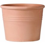 Deroma Cilindro Bordato Primitivo White terakota Květináč 44 x 32 cm – Zboží Dáma