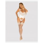 Obsessive Amor Blanco Corset White – Zboží Dáma