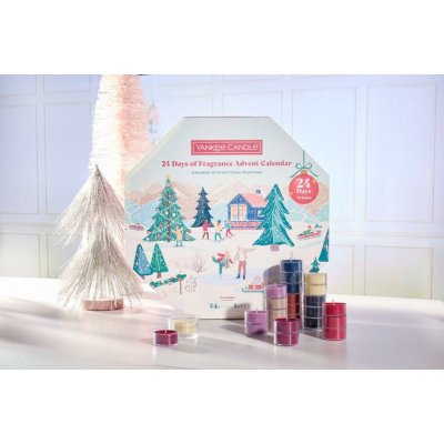 Yankee Candle Adventní kalendář čajových svíček Věnec – Zboží Dáma