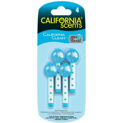 California Scents VENT STICKS SINGLE SCENT California Clean – Hledejceny.cz