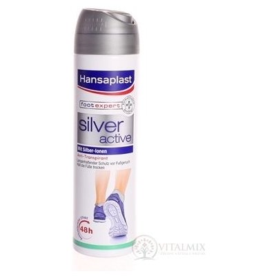 Hansaplast sprej na nohy SILVER active Antiperspirant (48 h) 150 ml