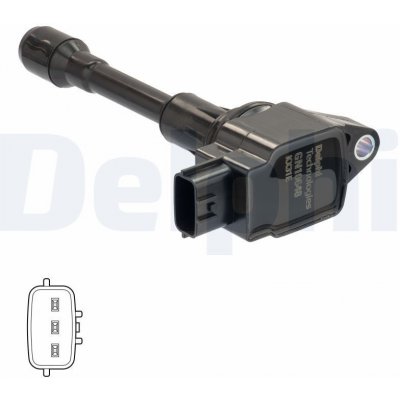 Zapalovací cívka DELPHI GN10648-12B1 – Zboží Mobilmania