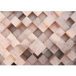 Ag Design FTNXXL-2496 Vliesová fototapeta Abstrakce dřevěné kostky rozměry 360 x 270 cm – Zbozi.Blesk.cz