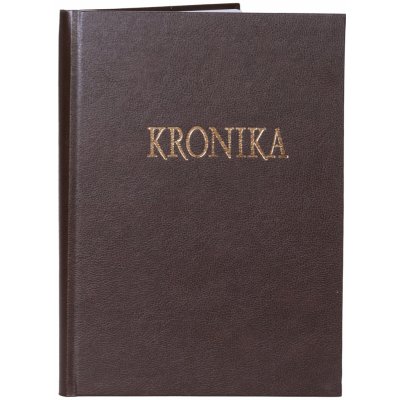 Hospa Kronika A4 100 listů bez tisku hnědá – Zboží Živě