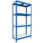 Biedrax Regál 50 x 75 x 180 cm 4 police – Sleviste.cz