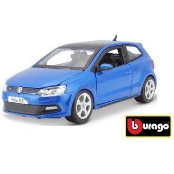 Bburago Plus VW Polo GTI Mark 5 modrá 1:24