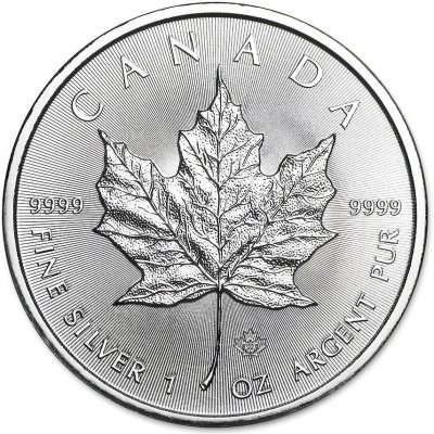 Royal Canadian Mint Stříbrná mince Canadian Maple Leaf 1 oz