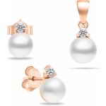 Brilio Silver Krásný set pozlacených šperků s pravými perlami SET227R – Sleviste.cz