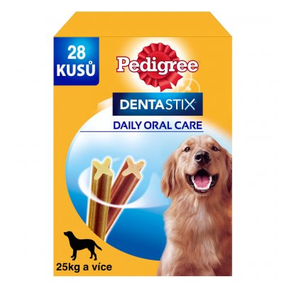 Pedigree Dentastix Daily Oral Care dentální pamlsky pro psy velkých plemen 28 ks 1080 g – Zboží Mobilmania