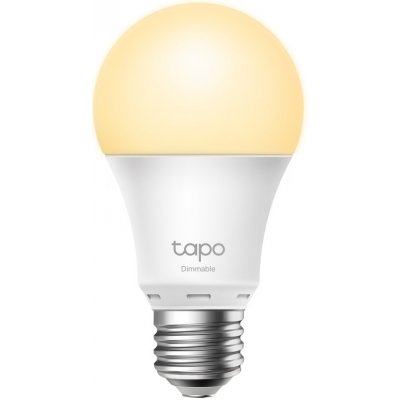 TP-LINK LED žárovka Tapo L510E, E27, 220-240V, 8.7W, 806lm, 2700k, teplá bílá, 15000h, stmívatelná chytrá Wi-Fi žárovka – Zboží Živě