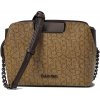 Kabelka Calvin Klein dámská kabelka crossbody Finley koňaková