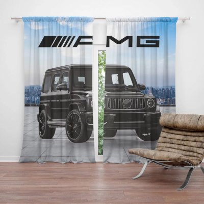 Závěsy AMG auto: 2 ks - 140x250 cm - Sablio – Hledejceny.cz