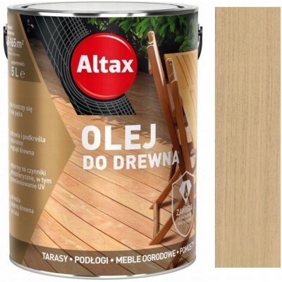 Altax tungový olej na dřevo, terasy, podlahy 5L bezbarvý – Hledejceny.cz