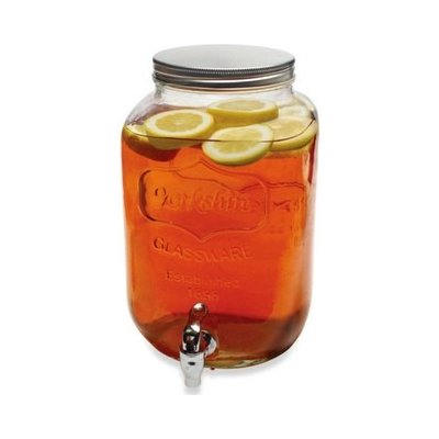 DRINK Zásobník láhev sklo s kohoutkem 8000 ml – Zboží Dáma