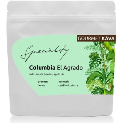 Gourmet Káva Specialty Columbia El Agrado Honey 250 g – Zboží Mobilmania