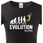 Dámské tričko Evolution volleyball Černá – Zboží Dáma