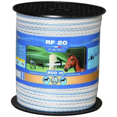 Elektrická páska RF 20 BLANCO 20 mm/200 m pro elektrický ohradník – Hledejceny.cz