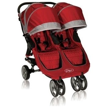 Baby Jogger City Mini Double Crimson-šedý 2014