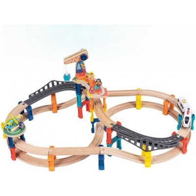 eliNeli Patrová vláčkodráha s elektrickým vláčkem 60 ks – Zboží Dáma