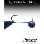 Jigovky Jigová hlava HD Barbless vel.8 2g 5 ks – Zboží Mobilmania
