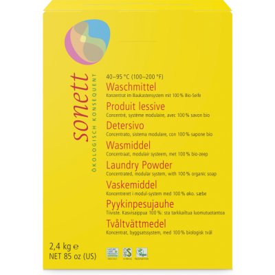 Sonett Prací prášek na barevné i bílé prádlo 2,4 kg – Sleviste.cz