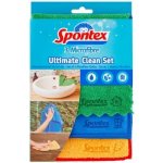 Spontex Microfibre Set utěrky z mikrovlákna 3 ks – Hledejceny.cz