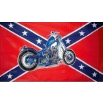 Vlajka velká 150x90cm Jižanská s motorkou – Hledejceny.cz
