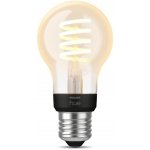Philips Hue Bluetooth LED White Ambiance filamentová žárovka 8719514301429 E27 A60 7W 550lm 2200-4500K černá, stmívatelná Studená bílá – Zboží Živě