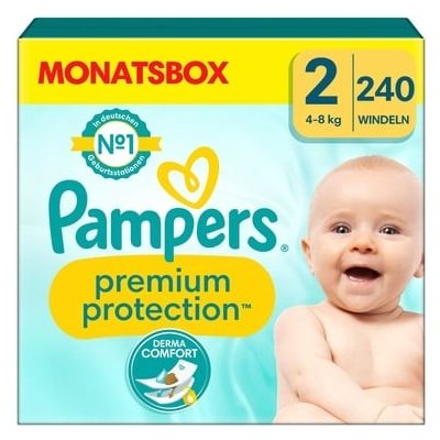 Pampers Premium Protection New Baby 2 Mini 4-8 kg 240 ks – Zboží Mobilmania