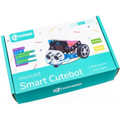 ElecFreaks Smart Cutebot - chytré závodní auto pro výuku programování microbit Varianta kitu: bez desky micro:bit V2.21, Jazyková verze: Anglická – Hledejceny.cz