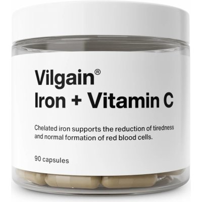 Vilgain Železo + Vitamin C 90 kapslí – Hledejceny.cz