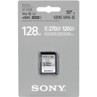 Sony SDXC UHS-II 128GB SFE128.AE – Zbozi.Blesk.cz