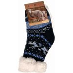 Emi Ross Dětské teplé ponožky s kožíškem tmavě modrá – Hledejceny.cz