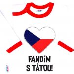 Body s potiskem New Baby Fandím s tátou – Zboží Dáma