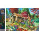 Norimpex Diamantové malování Chatka v zahradě 30 x 40 cm – Hledejceny.cz