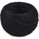 Barkonie Univerzální šicí nit kovářská 240142/9005 lněná, černá, návin 50m, plastové pouzdro – Hledejceny.cz