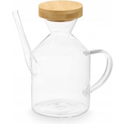 Vivalto Láhev na olej INTRA s bambusovým víkem 600 ml – Zboží Dáma