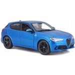 Bburago Alfa Romeo Stelvio modrá 1:24 – Zboží Dáma