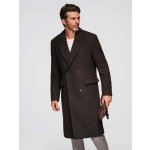 Ombre pánský kabát OM-COWC-0133 dark brown – Zboží Mobilmania