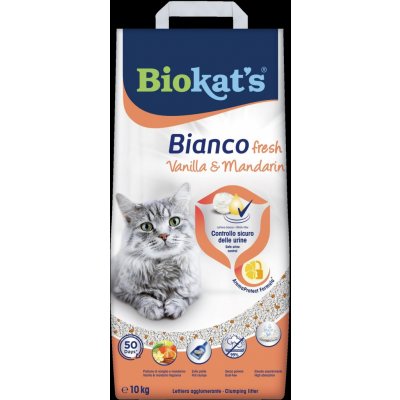 Biokat’s Bianco Fresh vanilka a mandarinka 10 kg – Sleviste.cz