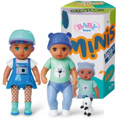 BABY born Minis Sada 2 panenek Becky a Tom – Zboží Mobilmania