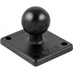 RAM Mounts obdelníkový držák s AMPS vzorem děr s 1" kulovým čepem – Zboží Živě