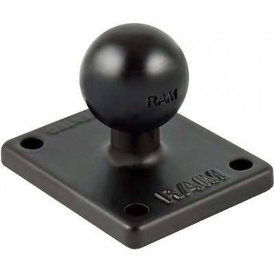 RAM Mounts obdelníkový držák s AMPS vzorem děr s 1" kulovým čepem – Zboží Živě