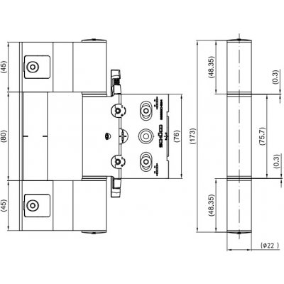 SCHUCO Válečkový závěs pro protipožární dveře – Zboží Mobilmania