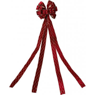 KOOPMAN Vánoční stromeček 130x33 cm, červený – Hledejceny.cz