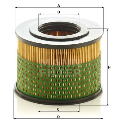 MANN FILTER Vzduchový filtr C 1233 – Hledejceny.cz